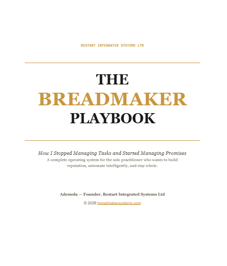 The Breadmaker Playbook E-cover